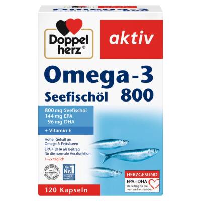 DOPPEL HERZ OMEGA-3 800MG N120 CAP - 
