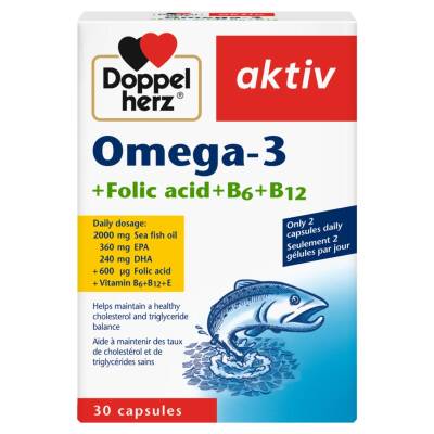 DOPPEL HERZ OMEGA-3 800MG N30 KAPS - 