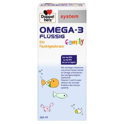 DOPPEL HERZ OMEGA-3 FAMILY 250ML SRP (1259) - 