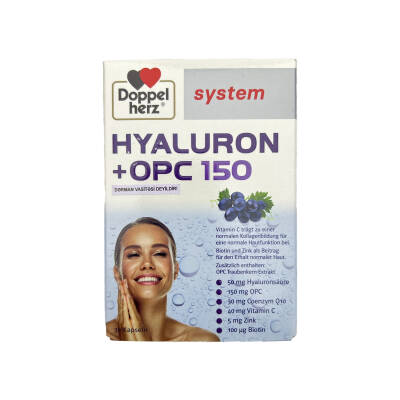DOPPEL HERZ SYSTEM HYALURON +OPC 150MG N30 KAP - 