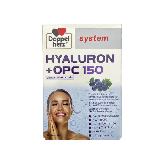 DOPPEL HERZ SYSTEM HYALURON +OPC 150MG N30 KAP - 1