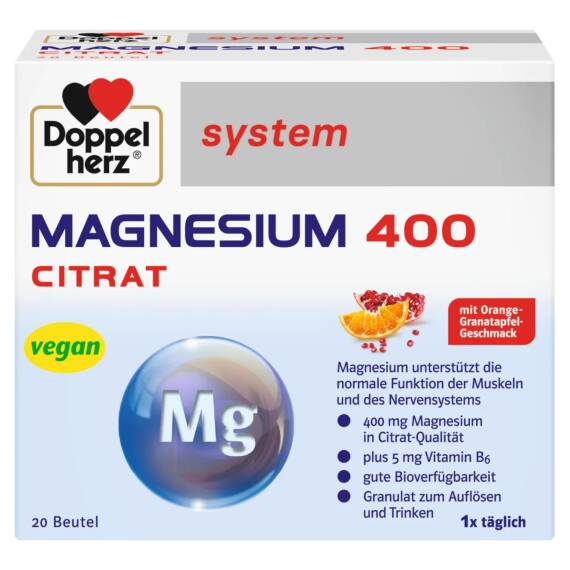 DOPPEL HERZ SYSTEM MAGNESIUM CITRAT 400 N40 SASE - 1