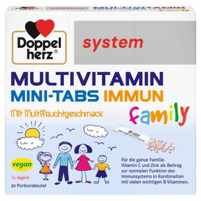 DOPPEL HERZ SYSTEM MULTIVITAMIN MINI TABS FAMILY N20 SASHE - 