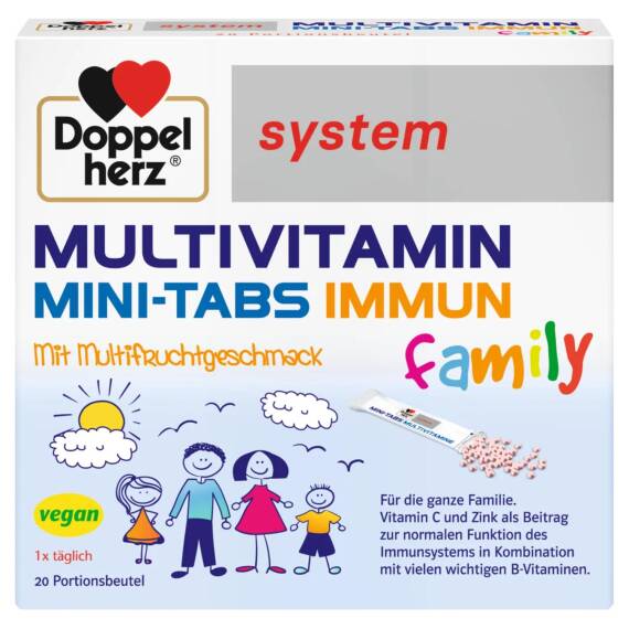 DOPPEL HERZ SYSTEM MULTIVITAMIN MINI TABS FAMILY N20 SASHE - 1