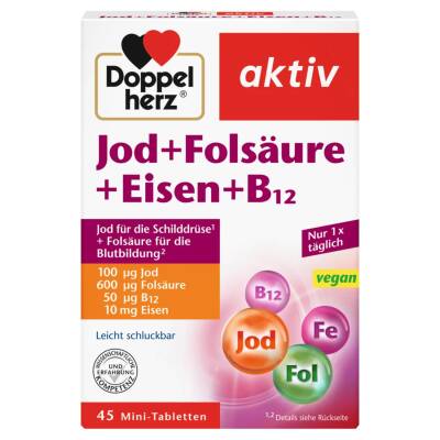 DOPPEL HERZ YOD+FOL+EISEN+B12 N45 TB (1253) - 