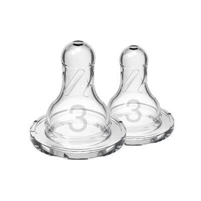 DR.BROWN S 332-INTL/4891 ANTI-COLIC NARROW NIPPLE LEVEL-3 2-PACK 6M+ - DR.BROWN S