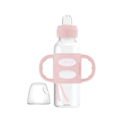 Dr Browns Yumşaq ağızlı keçid butulkası 250 ml, açıq çəhrayı, 6 ay+ - DR.BROWN S