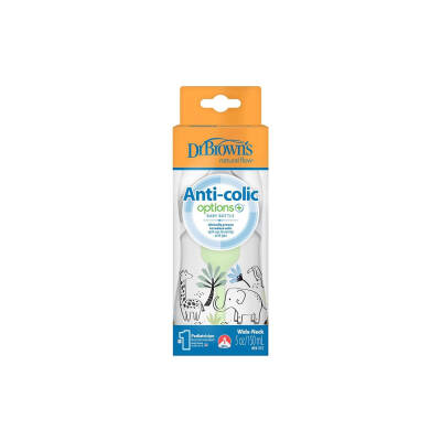 Dr Browns Anti-kolik geniş ağız butulka 150 ml, fil, 0 ay+ - DR.BROWN S
