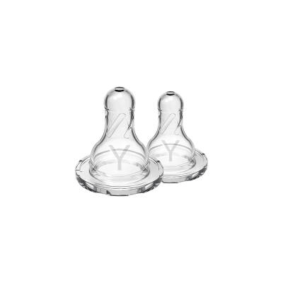 Dr.Browns Dar Agizli Silikon Emzik Y Kesim 2li 9 ay - DR.BROWN S