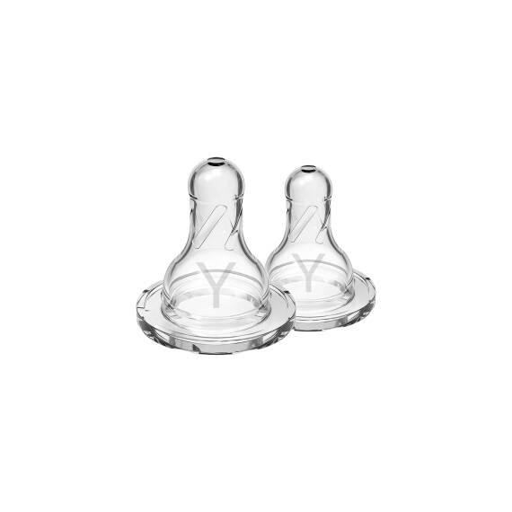 Dr.Browns Dar Agizli Silikon Emzik Y Kesim 2li 9 ay - 1