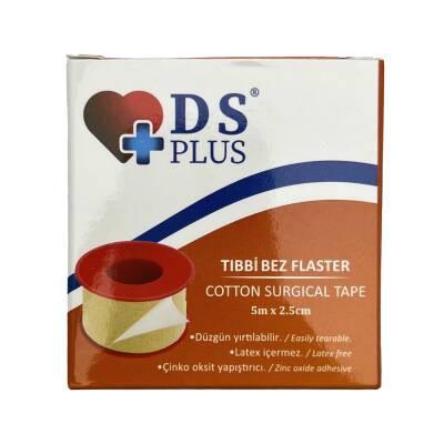 DS PLUS+ TIBBI BEZ FLASTER 5MX2.5CM - 
