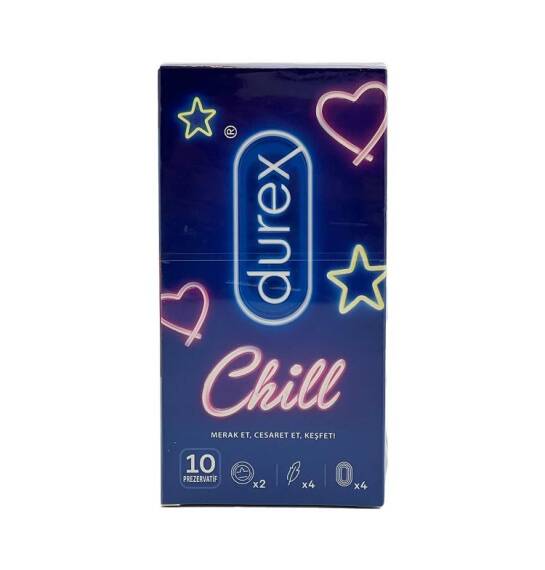 Durex Chill 10 ədədli prezervativ - 1