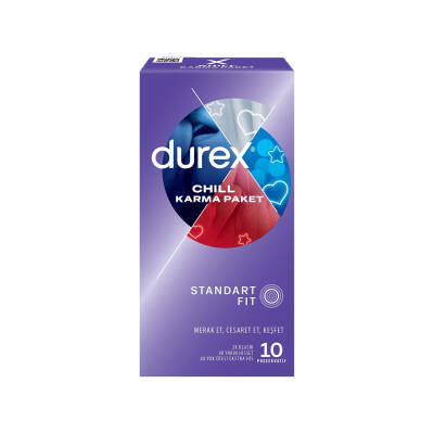 Durex Chill 10 Ədədli Prezervativ - DUREX