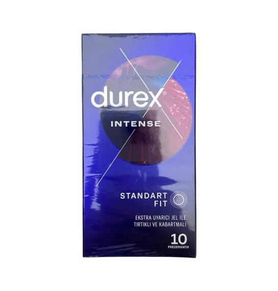 Durex İntense 10 ədədli prezervativ - 1