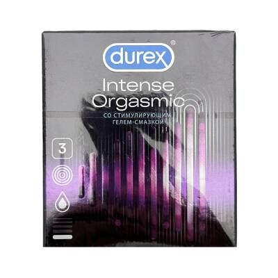 Durex İntense Orgasmic 3 ədədli prezervativ - DUREX