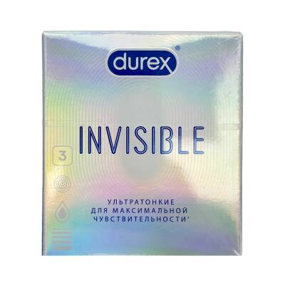 Durex İnvisible 3 ədədli prezervativ - DUREX