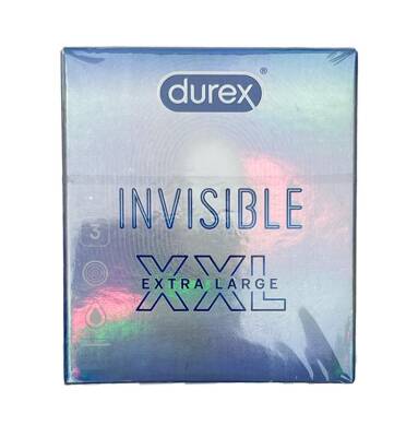 Durex İnvisible XXL 3 ədədli prezervativ - DUREX