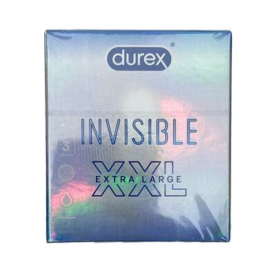 Durex İnvisible XXL 3 ədədli prezervativ - DUREX