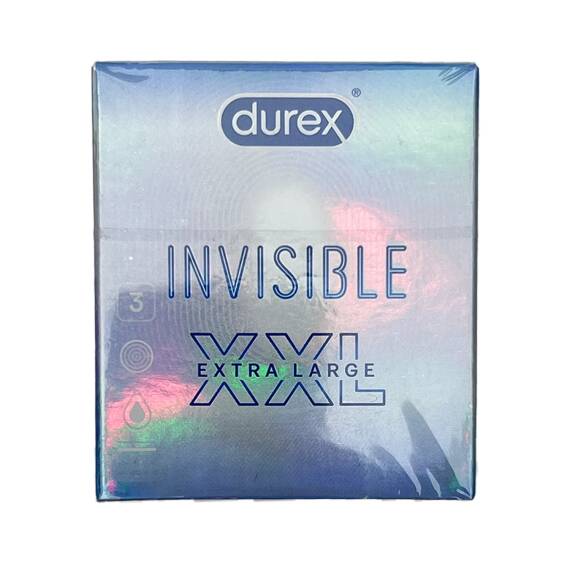 Durex İnvisible XXL 3 ədədli prezervativ - 1