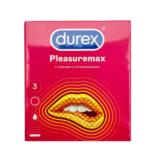 Durex Plesuremax 3 ədədli prezervativ - DUREX