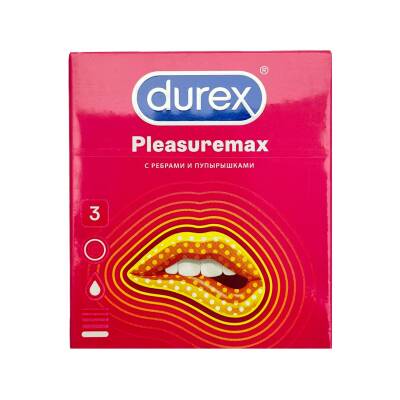 Durex Plesuremax 3 ədədli prezervativ - DUREX