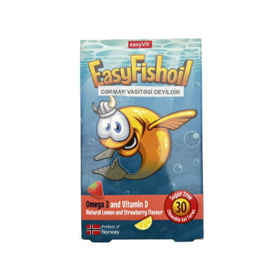 EASYFISHOIL OMEGA VE D VITAMINI N30 TAB - 