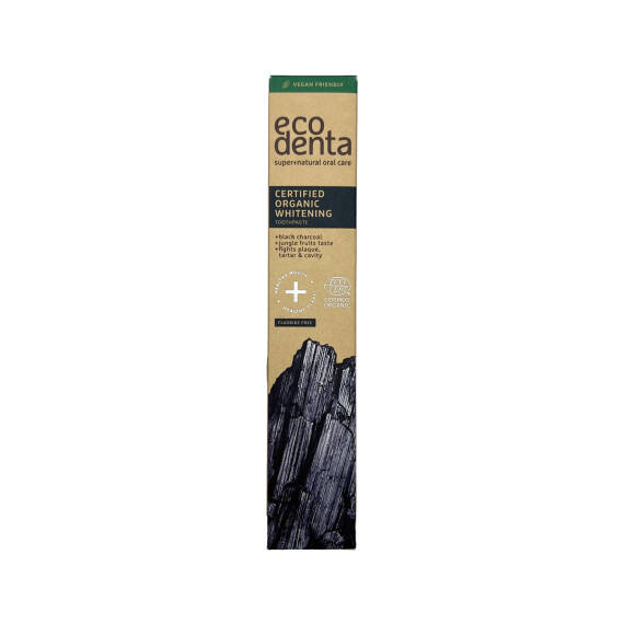 ECODENTA CERTIFIED ORGANIC CHARCOAL WHITENING TOOTHPASTE 4333 - 1
