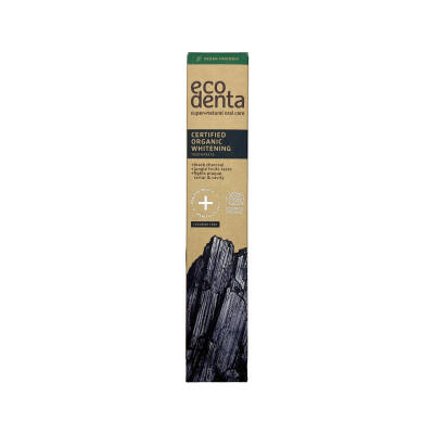 ECODENTA CERTIFIED ORGANIC CHARCOAL WHITENING TOOTHPASTE 4333 - ECODENTA