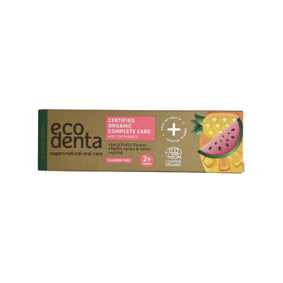 ECODENTA CERTIFIED ORGANIC JUICY FRUIT KIDS TOOTHPASTE 75ML 1400 - ECODENTA