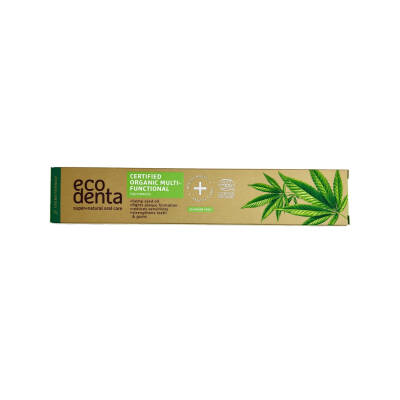 ECODENTA CERTIFIED ORGANIC MULTIFUNCTIONAL TOOTHPASTE WITH HEMP OIL 75ML 2186 - ECODENTA