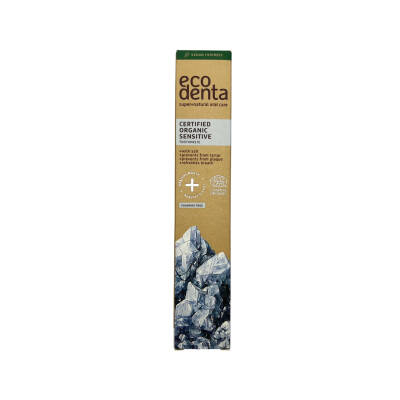 ECODENTA CERTIFIED ORGANIC SENSITIVITY RELIEF TOOTHPASTE WITH SALT 75ML 2179 - ECODENTA