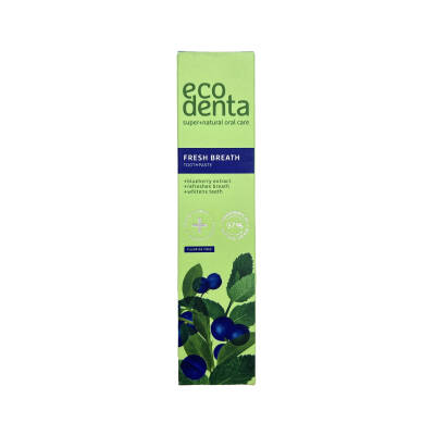 ECODENTA FRESH BREATH TOOTHPASTE BLUEBERRY EXTRACT 100ML 7303 - 