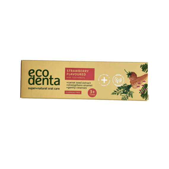ECODENTA WILD STRAWBERRY FLAVOURED KIDS TOOTHPASTE 75ML 1743 - 1
