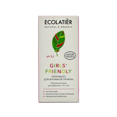 Ecolatier Girls Friendly intim gigiyena üçün gel 250 ml - CAFE MIMI