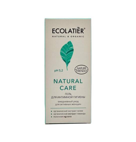 Ecolatier Natural Care intim gigiyena üçün gel 250 ml - 1