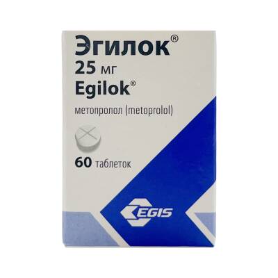 Egilok 25 mg N60 tb - 