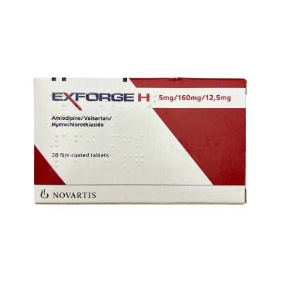 EKSFORJ HCT 5/160/12,5MG N28 TB (ISP) - 