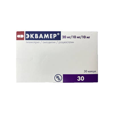 EKVAMER 20MG/10MG/10MG N30 KAPS - 