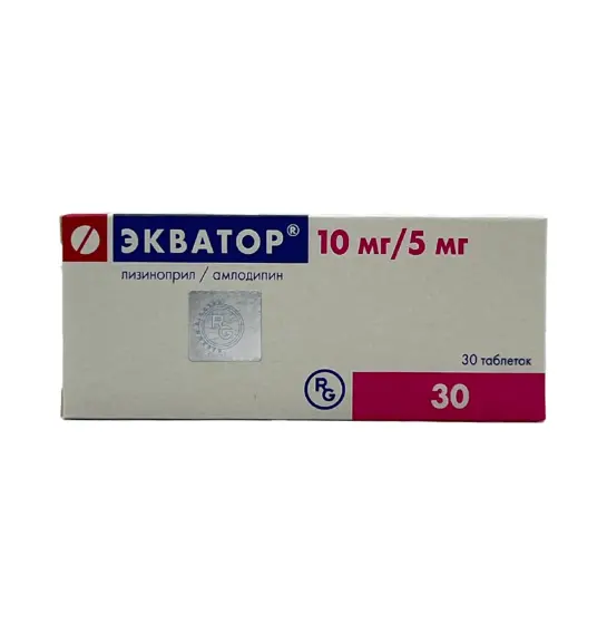 Ekvator 10/5 mg N30 tb - 1