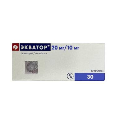 Ekvator 20/10Mg N30 tablet - 