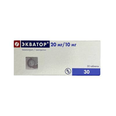 Ekvator 20/10Mg N30 tablet - 
