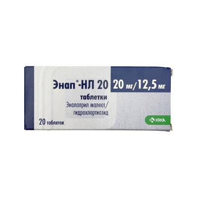 Enap-HL 20 /12,5 mq N20 tablet - 