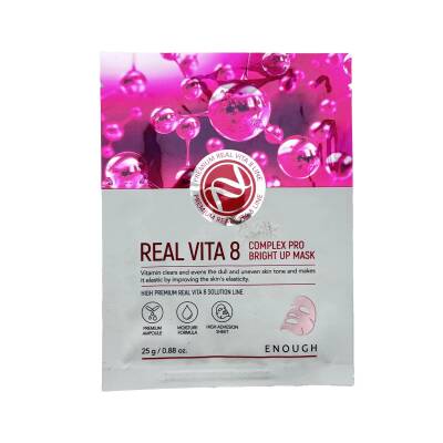 Enough 2260/2642/2598 Real Vita 8 Complex Pro Bright Up Mask Ea 10, 25 g - 1