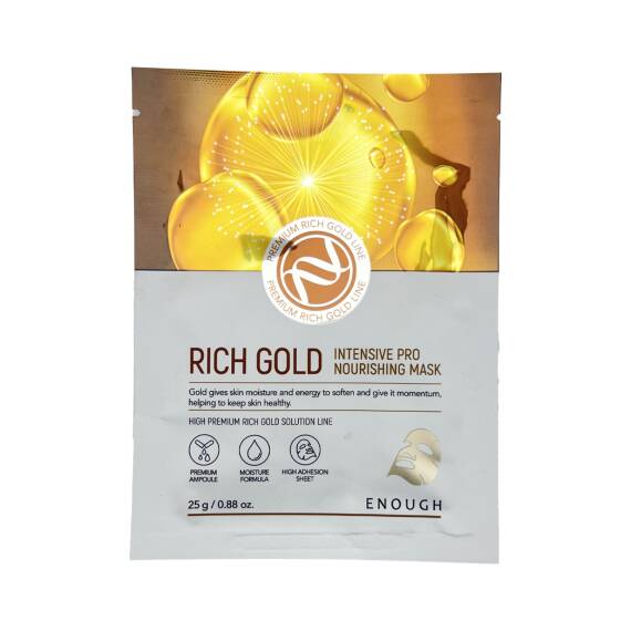 Enough Rich Gold İntensiv PRO qidalandırıcı 25 qr üz üçün parça maska - 1