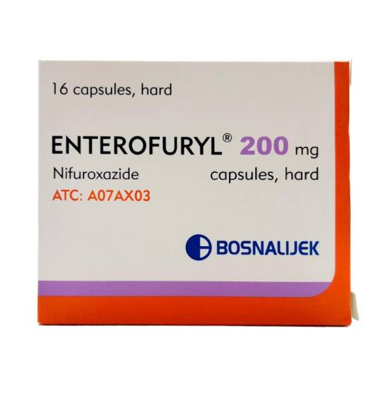Enterofuril 200 mg N16 cap - 1