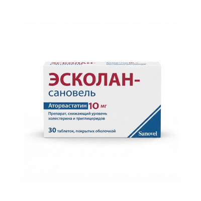 ESKOLAN-SANOVEL 10MG N30 TB - 