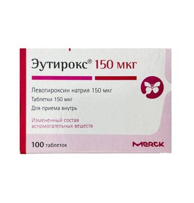 Eutiroks 150 mkq N100 tablet - 