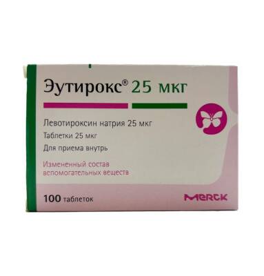 Eutiroks 25 mq N100 tablet - 
