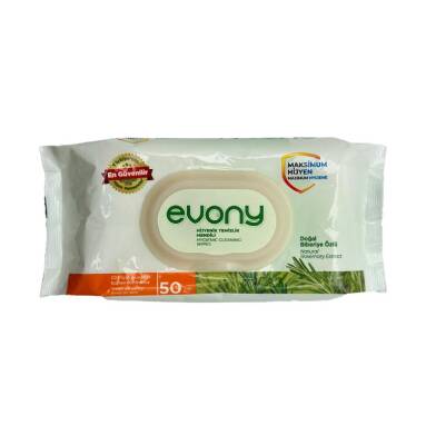 Evony Gigiyenik təmizləyici nəm salfet N50 - EVONY