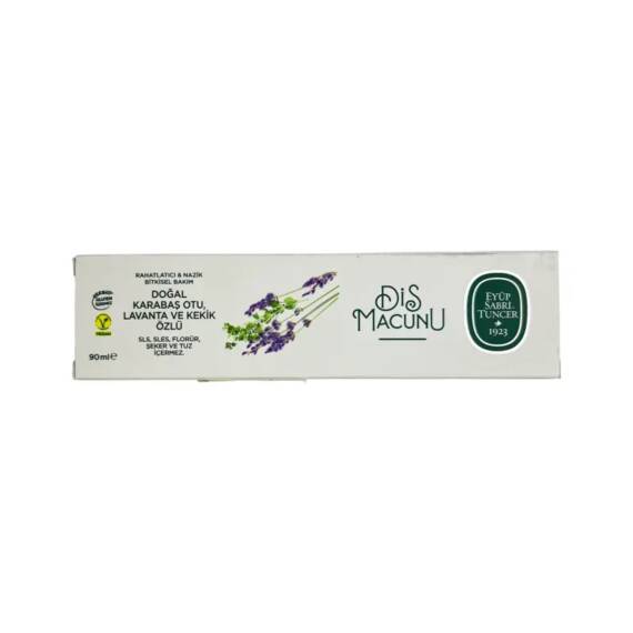 Eyup Sabri Dogal Karabas Otu Lavanta Və Kekik Ozlu Diş Macunu 90 ml 4447 - 1